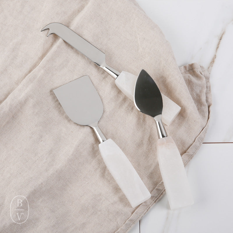 Zodax ALABASTER CHEESE KNIFE SET
