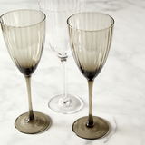 Zodax MADELEINE WHITE WINE GLASS Smoke