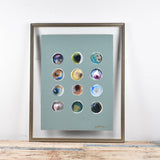By Lacey EXPECTATION BUBBLES FRAMED FLOATED PAINTING - SERIES 4 NO 2