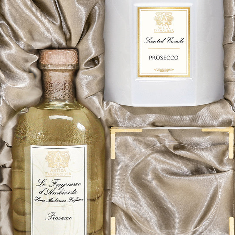 Antica Farmacista ACRYLIC HOME AMBIANCE GIFT SET Prosecco