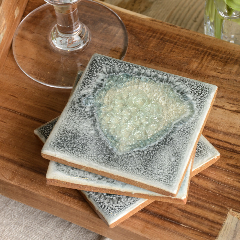 Dock 6 Pottery POTTERY GEODE GLASS COASTER SET OF 4