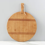 Europe 2 You ROUND PINE CHARCUTERIE BOARD