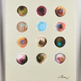 By Lacey EXPECTATION BUBBLES FRAMED FLOATED PAINTING - SERIES 4 NO 3