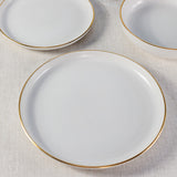 Casafina PACIFICA DINNER PLATE GOLD White