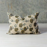 Filling Spaces MODERN MARIGOLD DOUBLE SIDED PILLOW Indigo 14x20