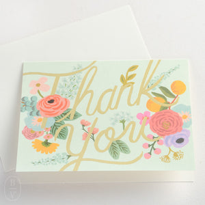 Rifle Paper Co MINT GARDEN THANK YOU CARD