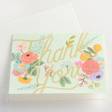 Rifle Paper Co MINT GARDEN THANK YOU CARD