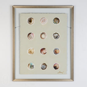 By Lacey EXPECTATION BUBBLES FRAMED FLOATED PAINTING - SERIES 5 NO 2