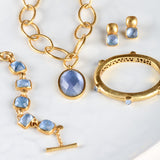 Julie Vos CATALINA HINGE BANGLE BRACELET