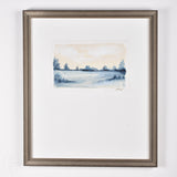 By Lacey BLUE LANDSCAPE 1 FRAMED PAINTING