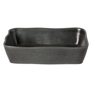 Casafina by Costa Nova LIVIA RECTANGLE BAKER Matte Black 12