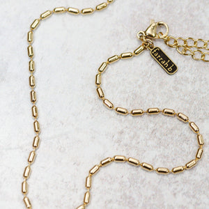 Farrah B Jewelry GOLD FILLED CHAIN NECKLACE
