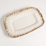 Etta B Pottery CRIMPED EDGE RECTANGLE PLATTER