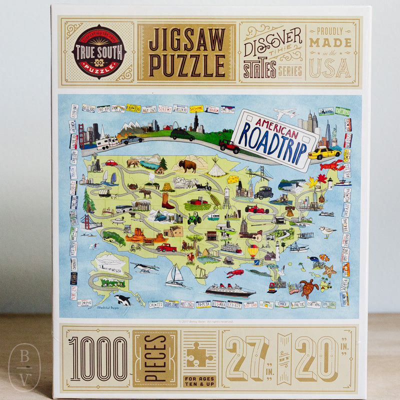 True South Puzzle Company AMERICAN ROADTRIP PUZZLE