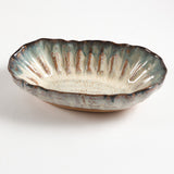 Etta B Pottery CRIMPED SIDE DISH Lapis
