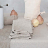 Creative Co-op STONEWASHED LINEN NAPKINS SET OF 4