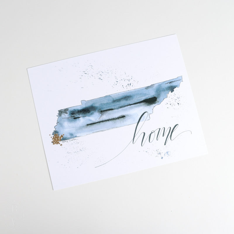 Whitney Winkler Art HOME WATERCOLOR PRINT