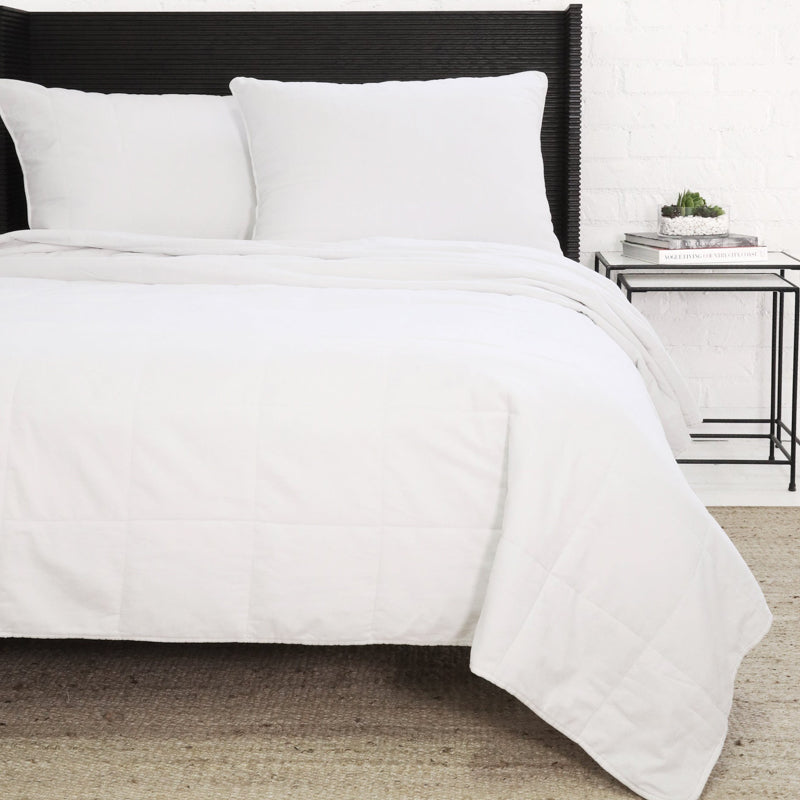 Pom Pom At Home AMSTERDAM COVERLET White