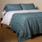 Bella Notte Linens ALLORA BED SCARF Cenote