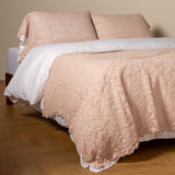 Bella Notte Linens ALLORA BED SCARF Pearl