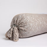Bella Notte Linens ALLORA THROW PILLOW COVER Fog 9x39