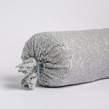 Bella Notte Linens ALLORA THROW PILLOW COVER Mineral 9x39
