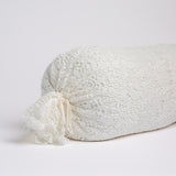 Bella Notte Linens ALLORA THROW PILLOW COVER Winter White 9x39