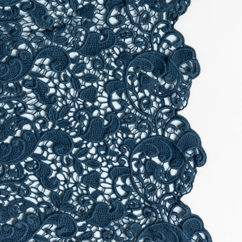 Bella Notte Linens ALLORA BED SKIRT Midnight
