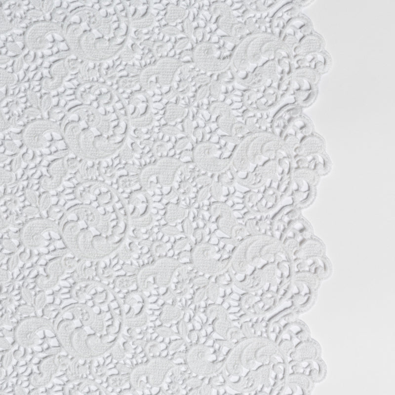 Bella Notte Linens ALLORA BED SKIRT Winter White
