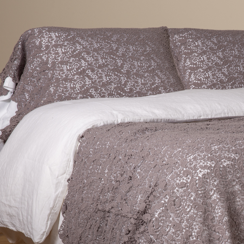 Bella Notte Linens ALLORA PILLOWCASE COVER French Lavender