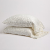Bella Notte Linens ALLORA PILLOWCASE COVER Winter White