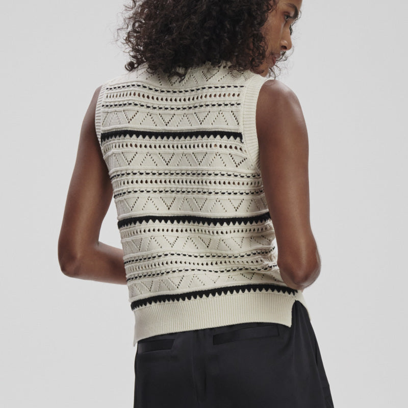 Varley ATHENA POINTELLE KNIT VEST