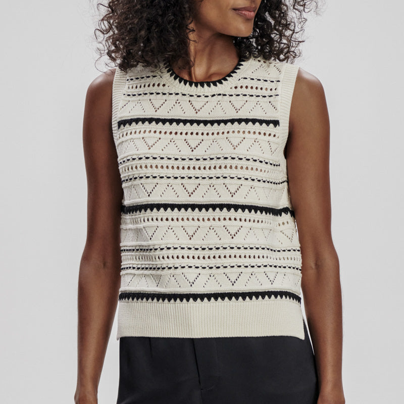 Varley ATHENA POINTELLE KNIT VEST