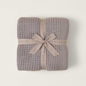 Barefoot Dreams COZYCHIC WAFFLE THROW BLANKET Beach Rock
