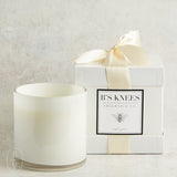 B's Knees Fragrance Co. 3 WICK CANDLE White Earl Grey