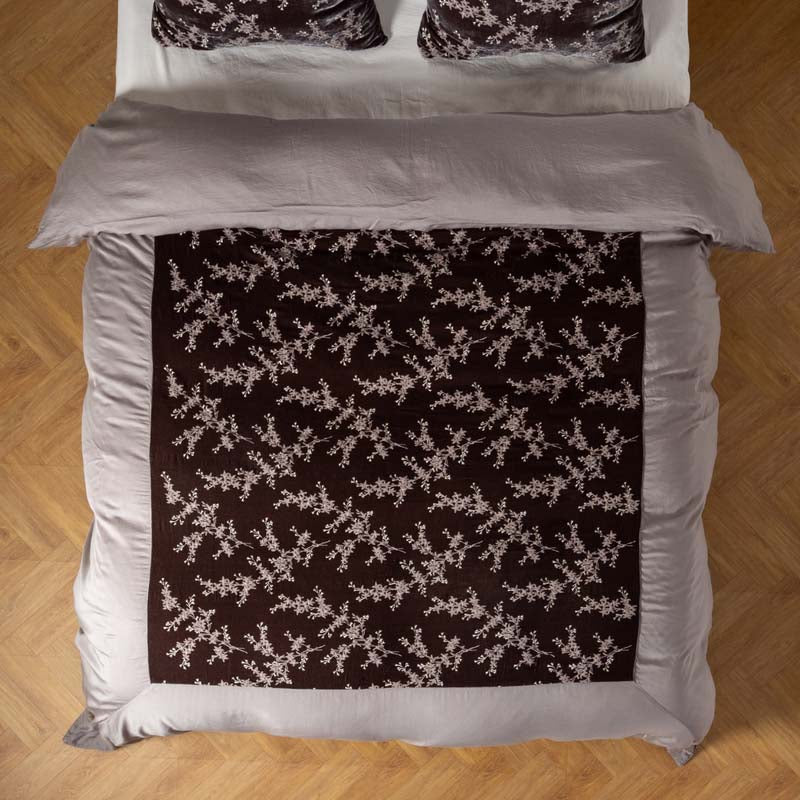 Bella Notte Linens LYNETTE LUXE DUVET COVER Moonlight