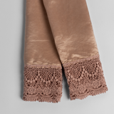 Bella Notte Linens PALOMA PILLOWCASE WITH COTTON LACE TRIM
