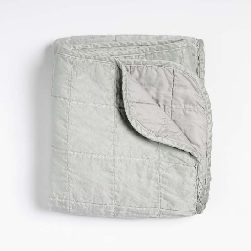 Bella Notte Linens SEL THROW BLANKET Cloud