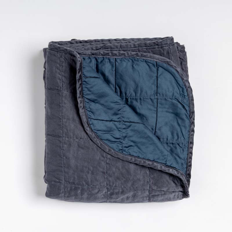 Bella Notte Linens SEL THROW BLANKET Midnight