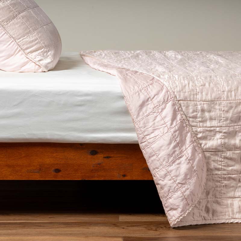 Bella Notte Linens SEL COVERLET Pearl