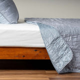 Bella Notte Linens SEL COVERLET Tahoe Blue