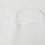 Bloomingville RIBBED GLASS PITCHER