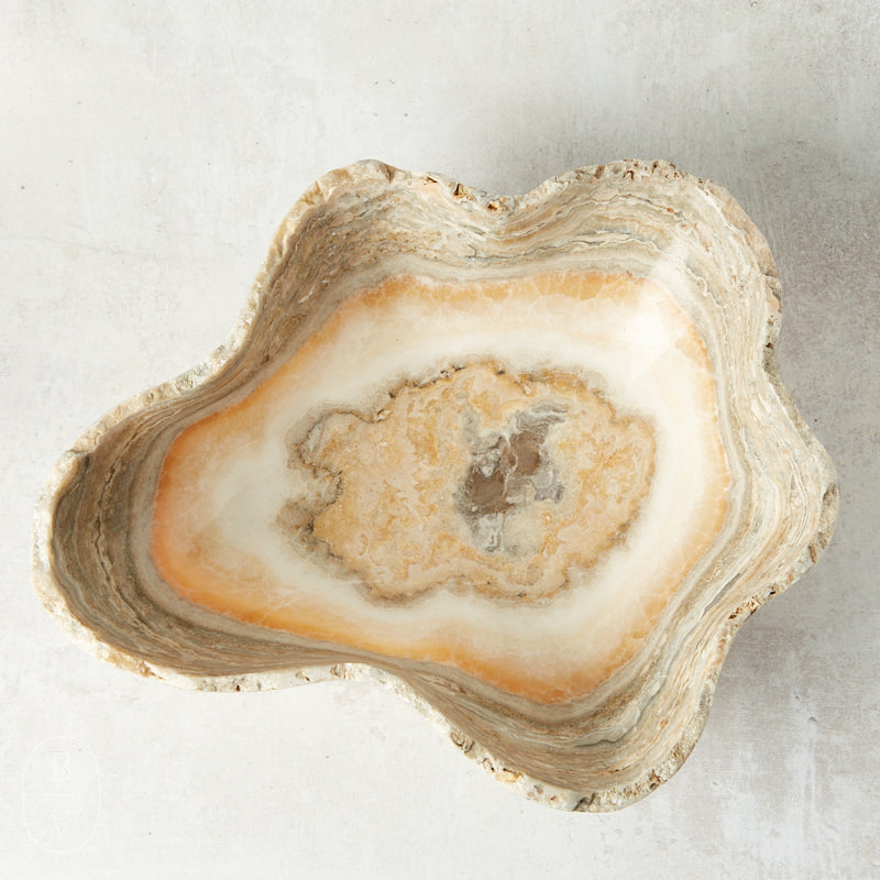 Blue Ocean Traders ONYX BOWL Black Lapis Medium