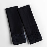 Bella Notte Linens BRIA PILLOWCASE WITH NOVOLA LACE Corvino