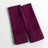 Bella Notte Linens BRIA PILLOWCASE WITH NOVOLA LACE