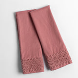 Bella Notte Linens BRIA PILLOWCASE WITH NOVOLA LACE