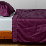 Bella Notte Linens BRIA FLAT SHEET WITH NOVOLA LACE