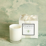 B's Knees Fragrance Co. B's Knees 1 Wick White Glass Candle White Gardenia
