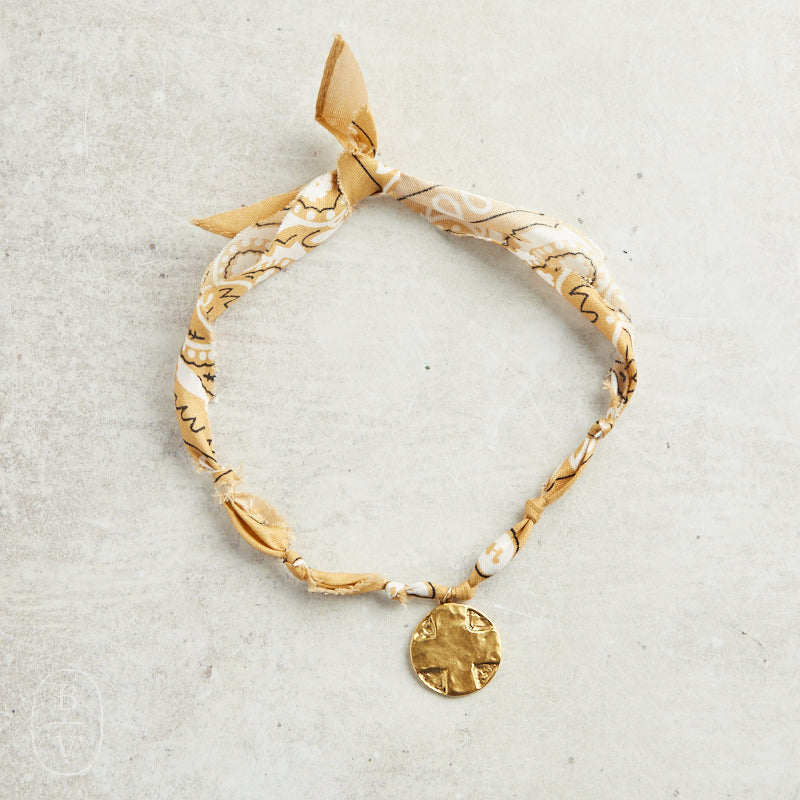 CV Designs BANDANA SINGLE CHARM NECKLACE