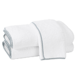 Matouk CAIRO STRAIGHT PIPING BATH TOWEL White Pool